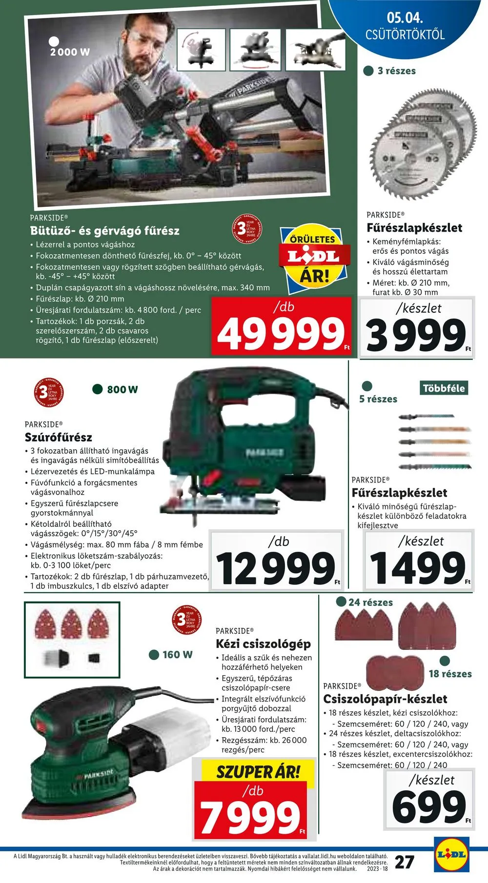 Lidl akciós újság 05.04–05.10 – 27. oldal