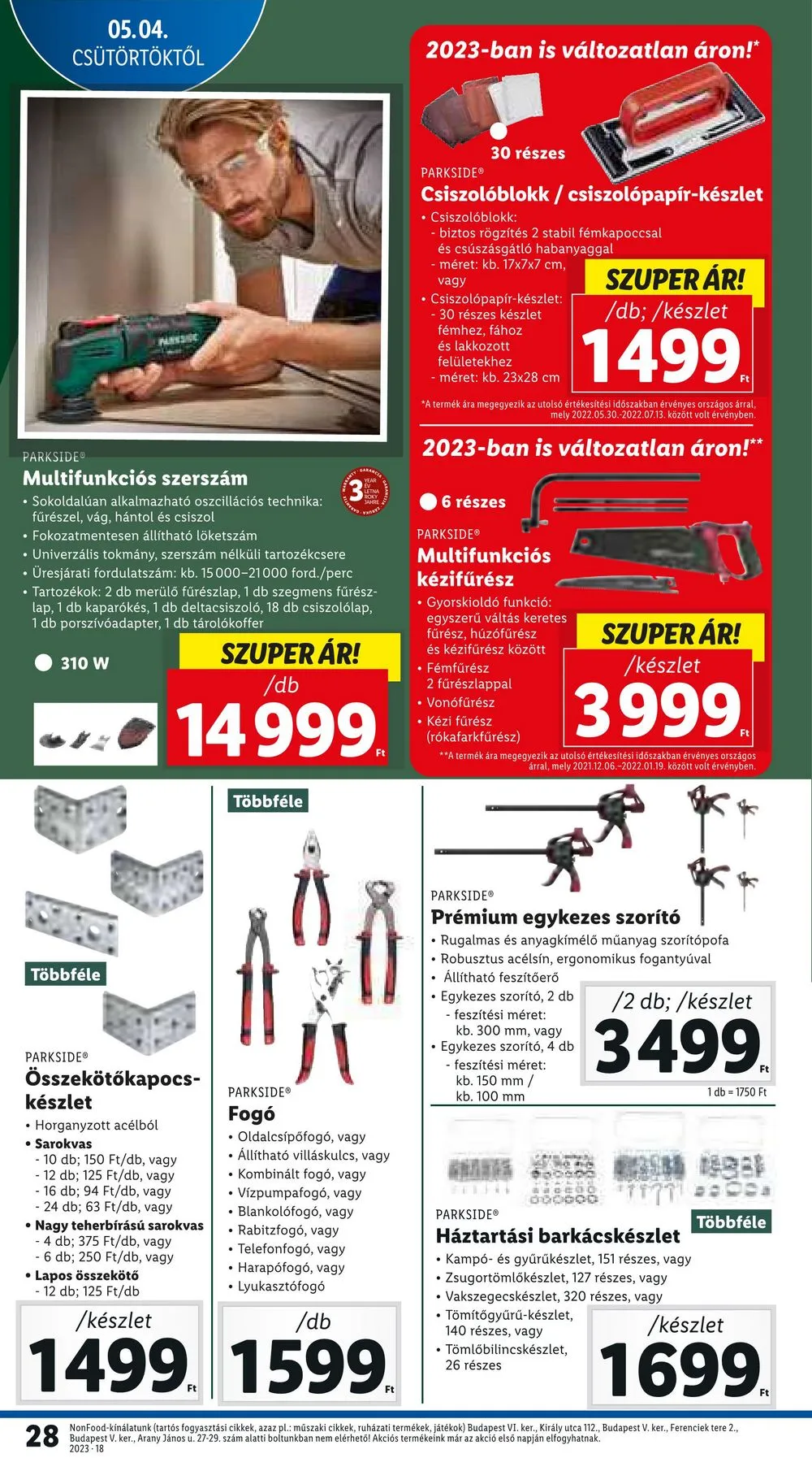 Lidl akciós újság 05.04–05.10 – 28. oldal