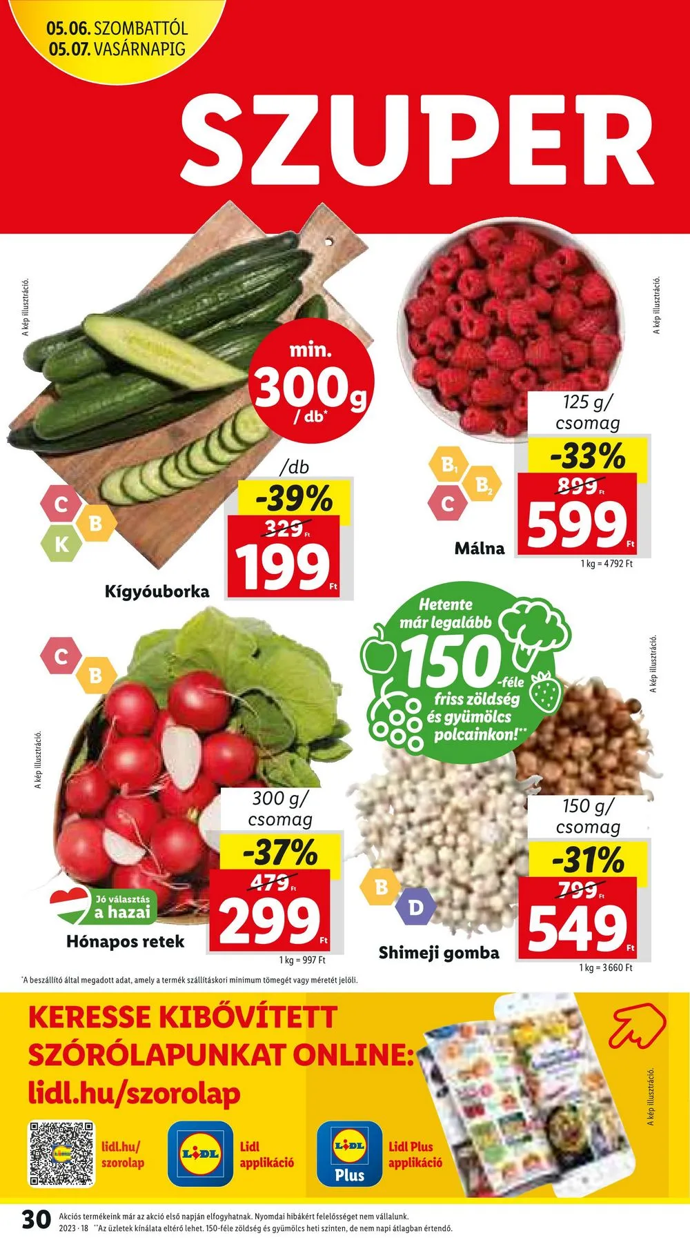 Lidl akciós újság 05.04–05.10 – 30. oldal