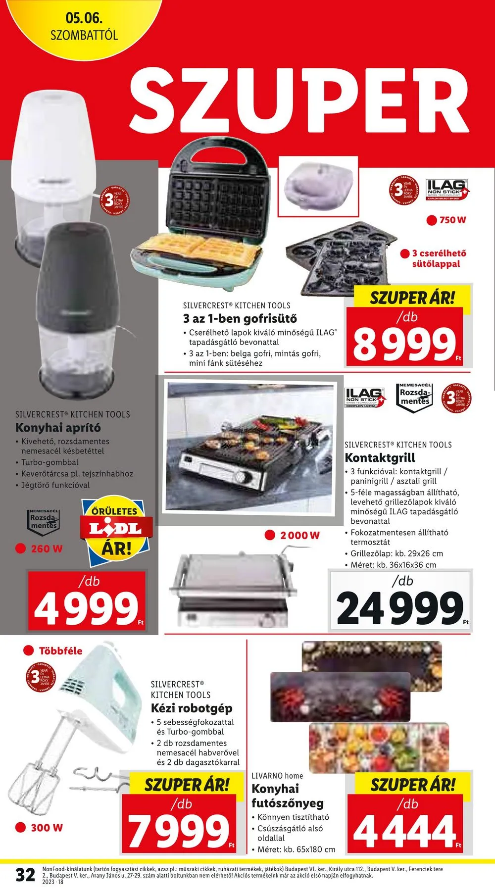 Lidl akciós újság 05.04–05.10 – 32. oldal