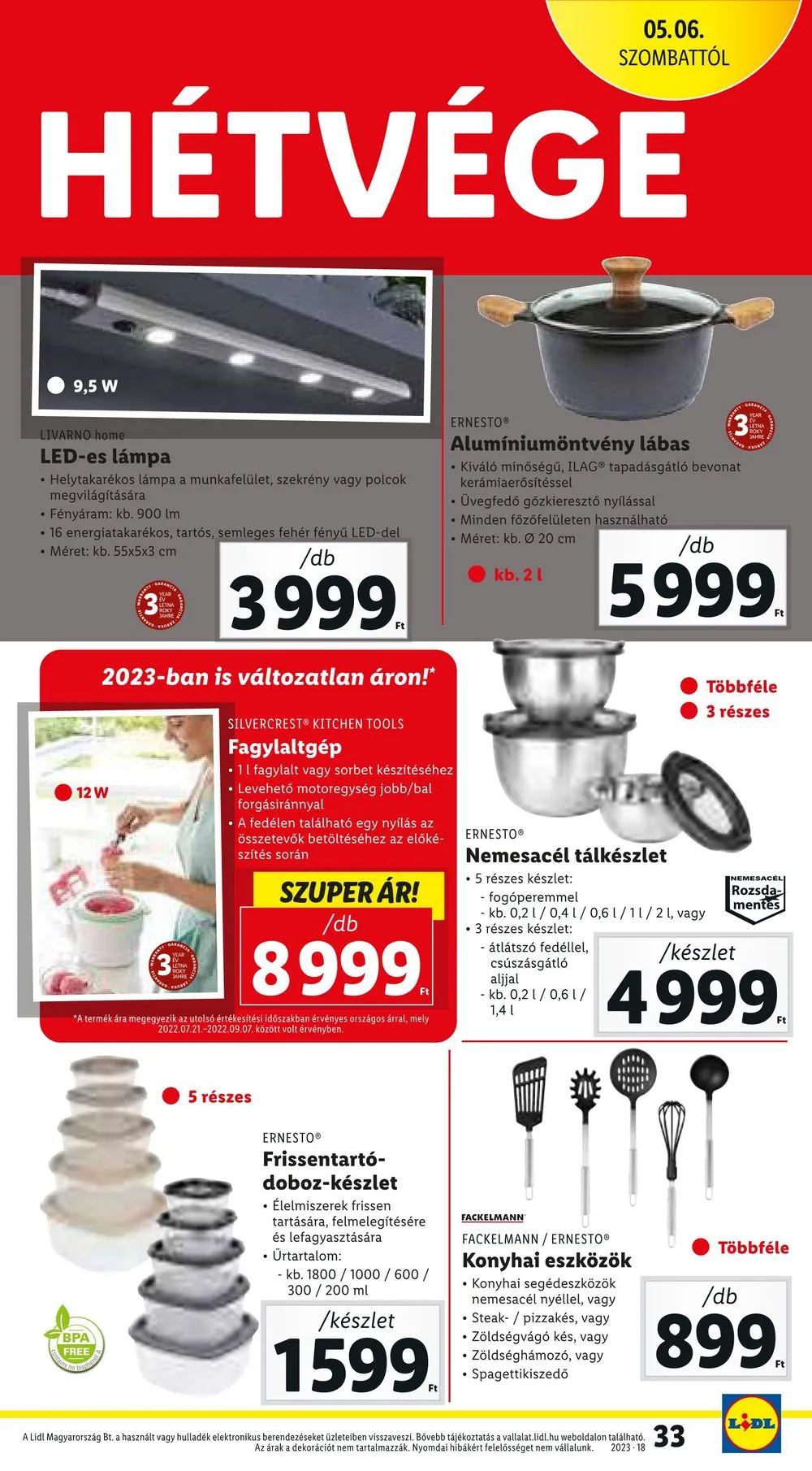 Lidl akciós újság 05.04–05.10 – 33. oldal