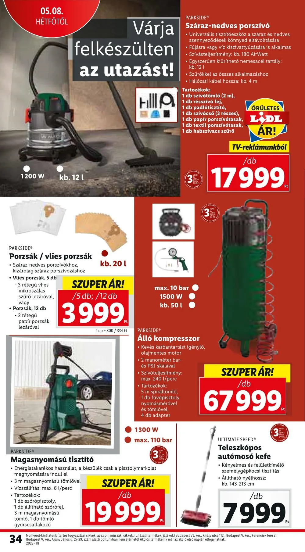 Lidl akciós újság 05.04–05.10 – 34. oldal