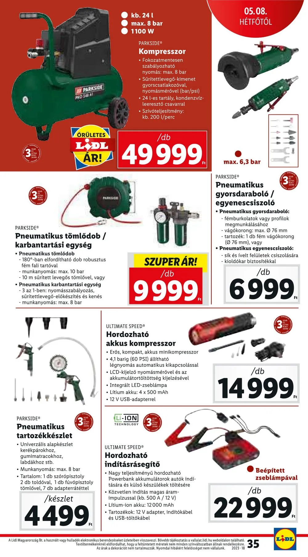 Lidl akciós újság 05.04–05.10 – 35. oldal