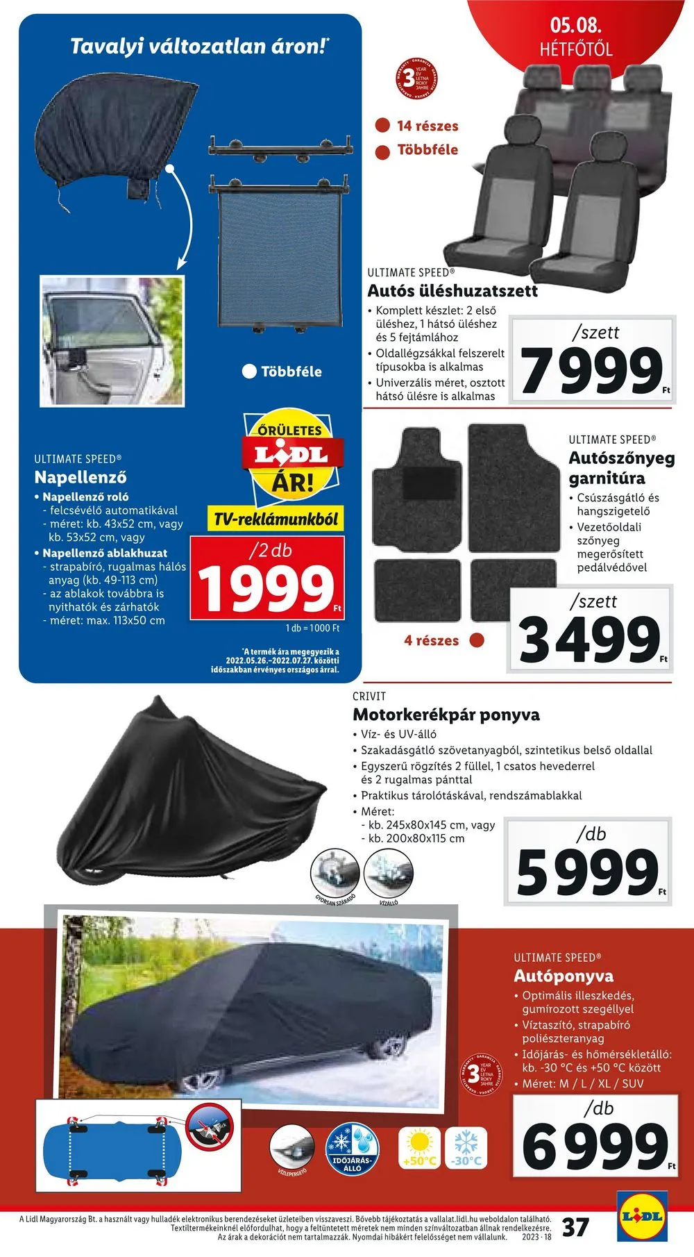 Lidl akciós újság 05.04–05.10 – 37. oldal