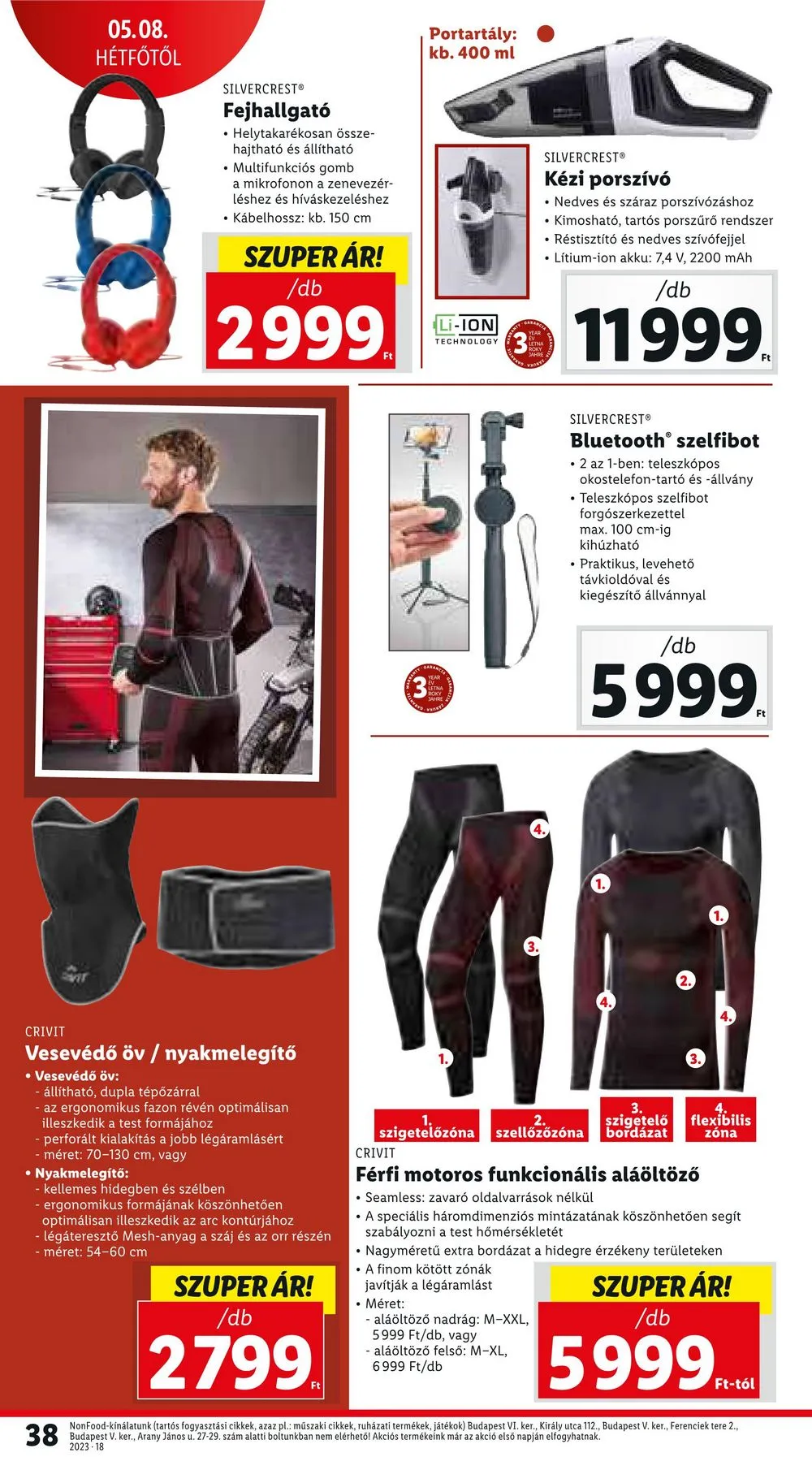 Lidl akciós újság 05.04–05.10 – 38. oldal