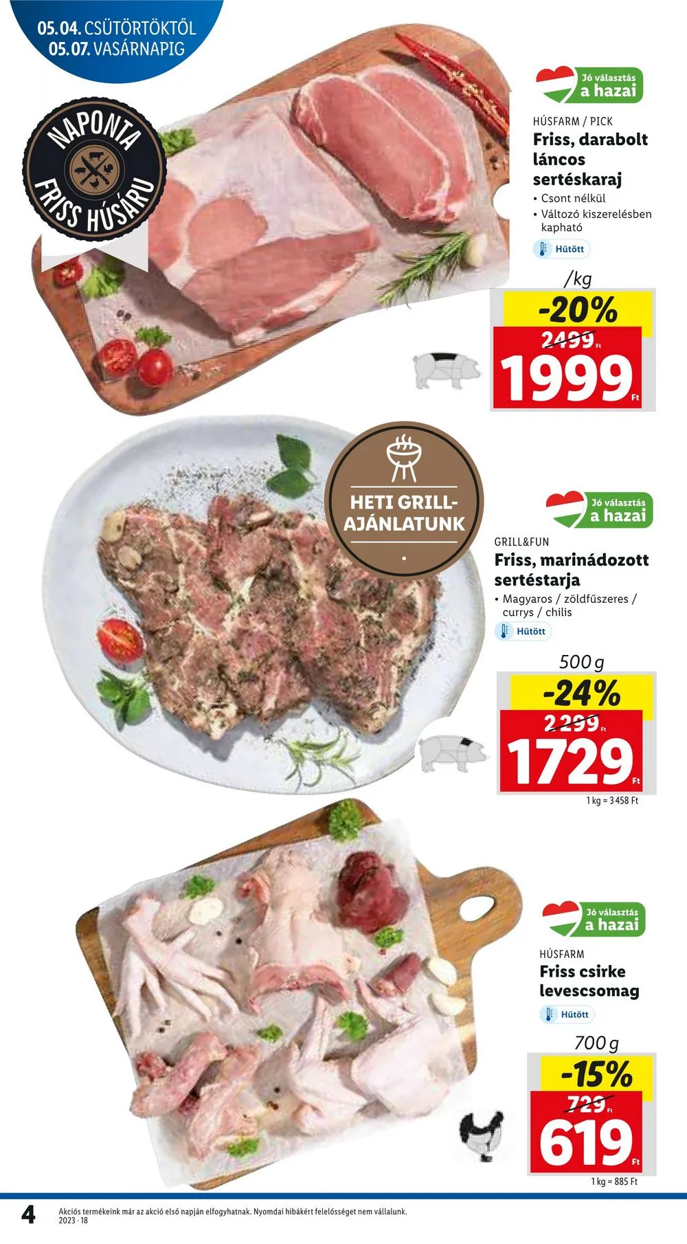 Lidl akciós újság 05.04–05.10 – 4. oldal
