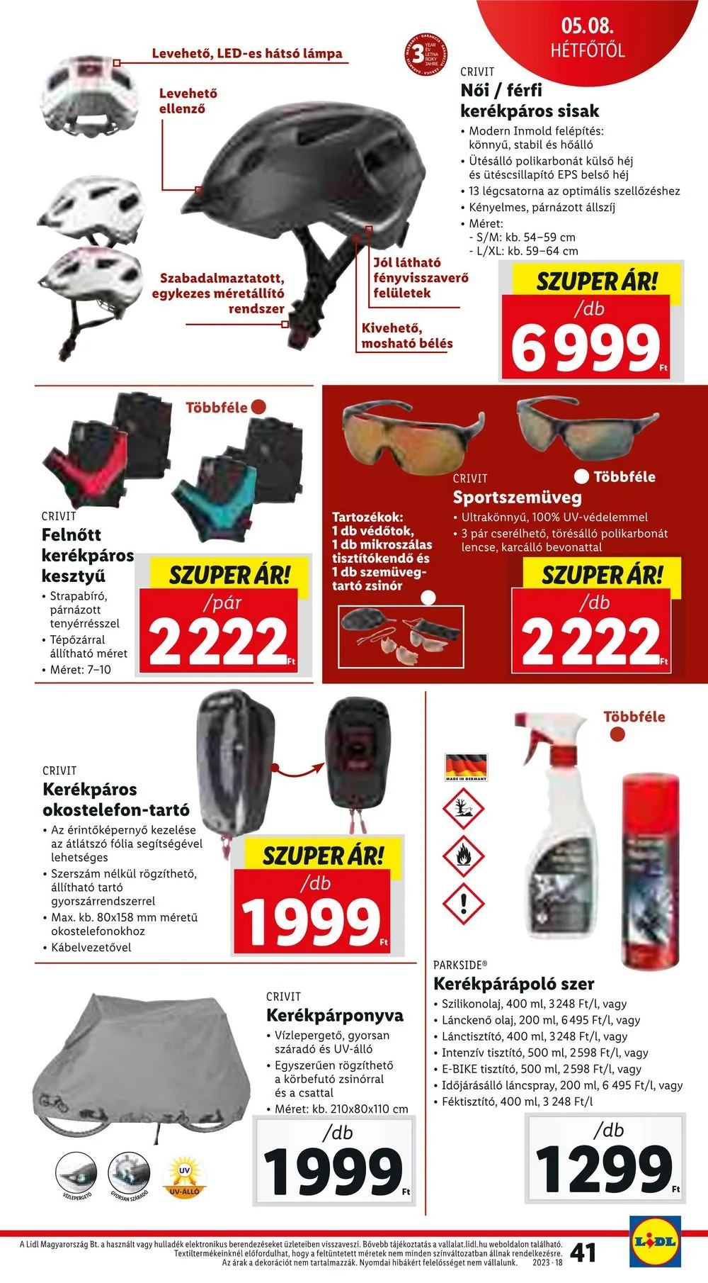 Lidl akciós újság 05.04–05.10 – 41. oldal