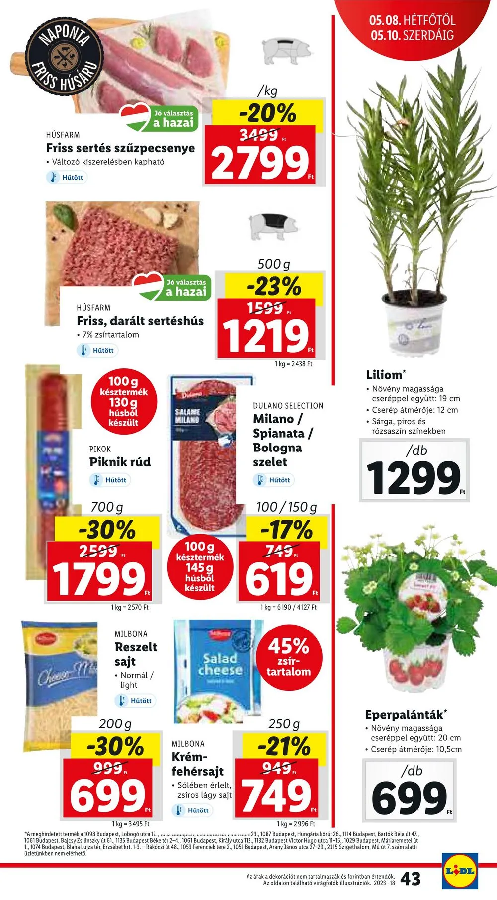 Lidl akciós újság 05.04–05.10 – 43. oldal