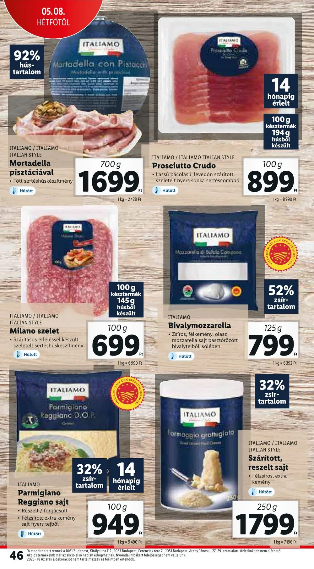 Lidl akciós újság 05.04–05.10 – 46. oldal