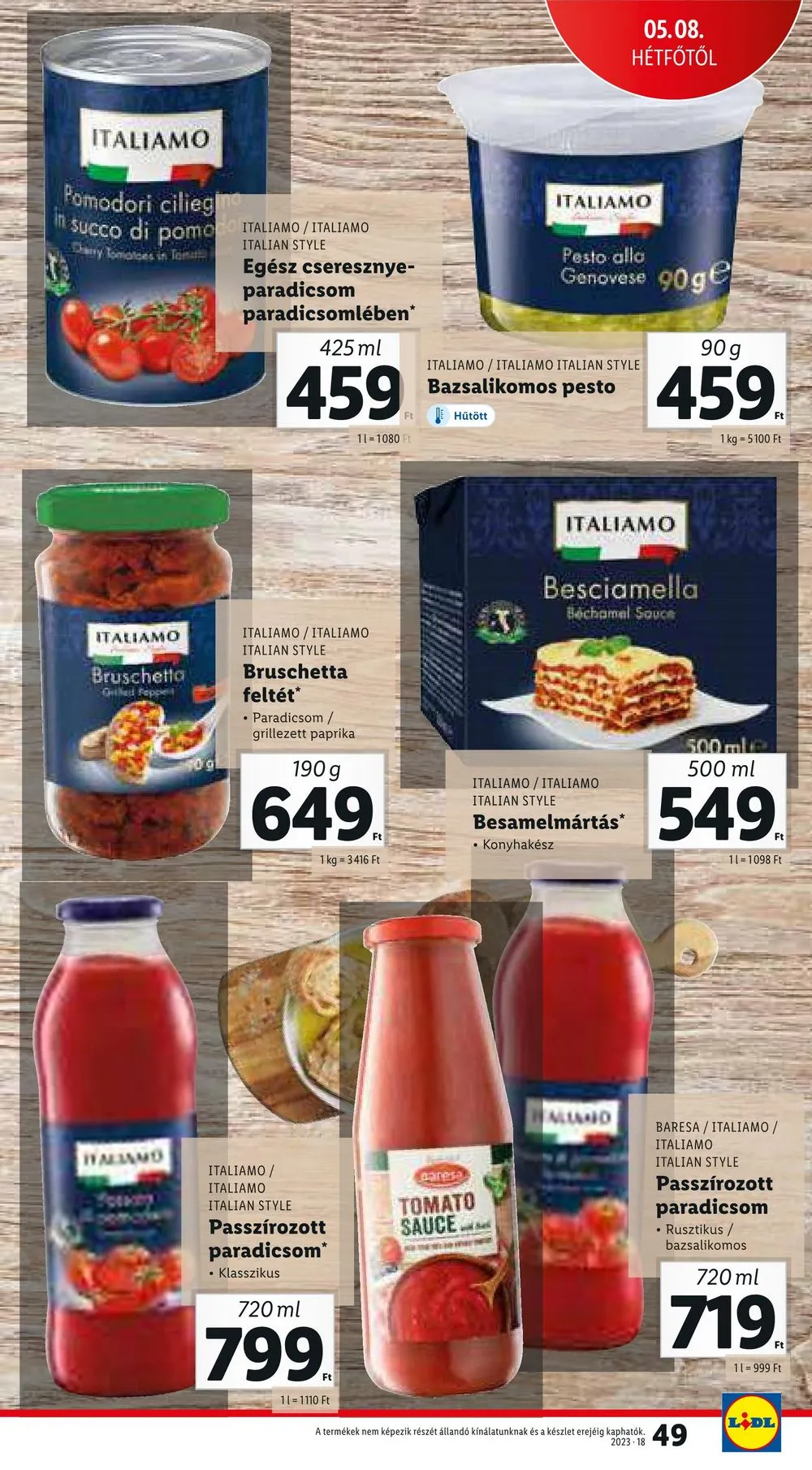 Lidl akciós újság 05.04–05.10 – 49. oldal