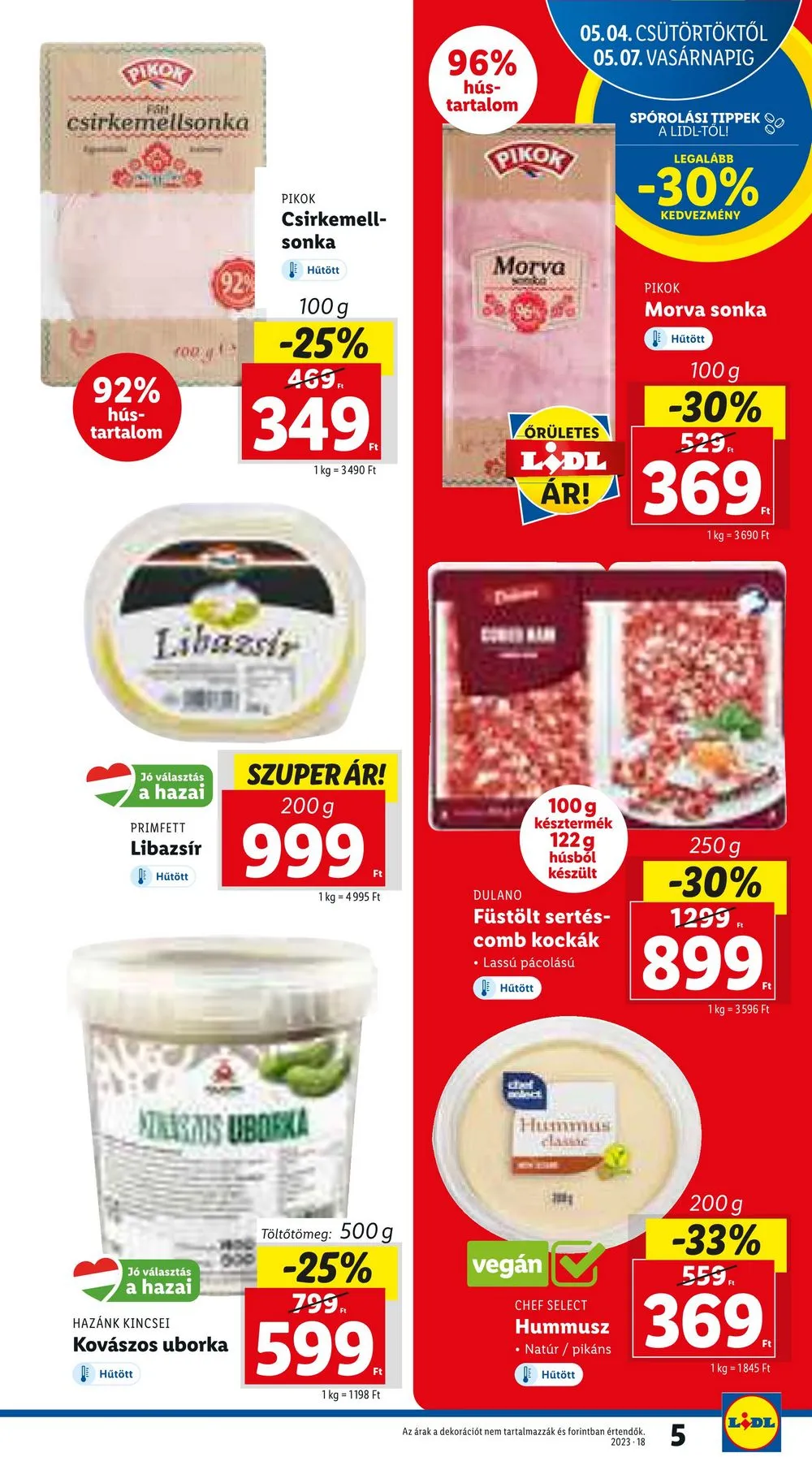 Lidl akciós újság 05.04–05.10 – 5. oldal