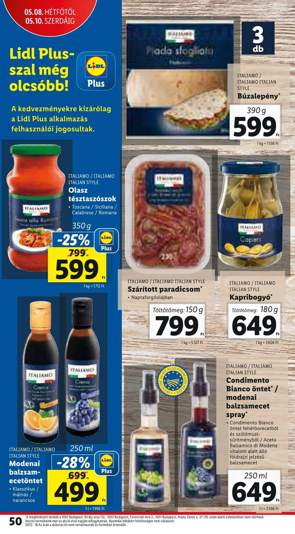 Lidl akciós újság 05.04–05.10 – 50. oldal