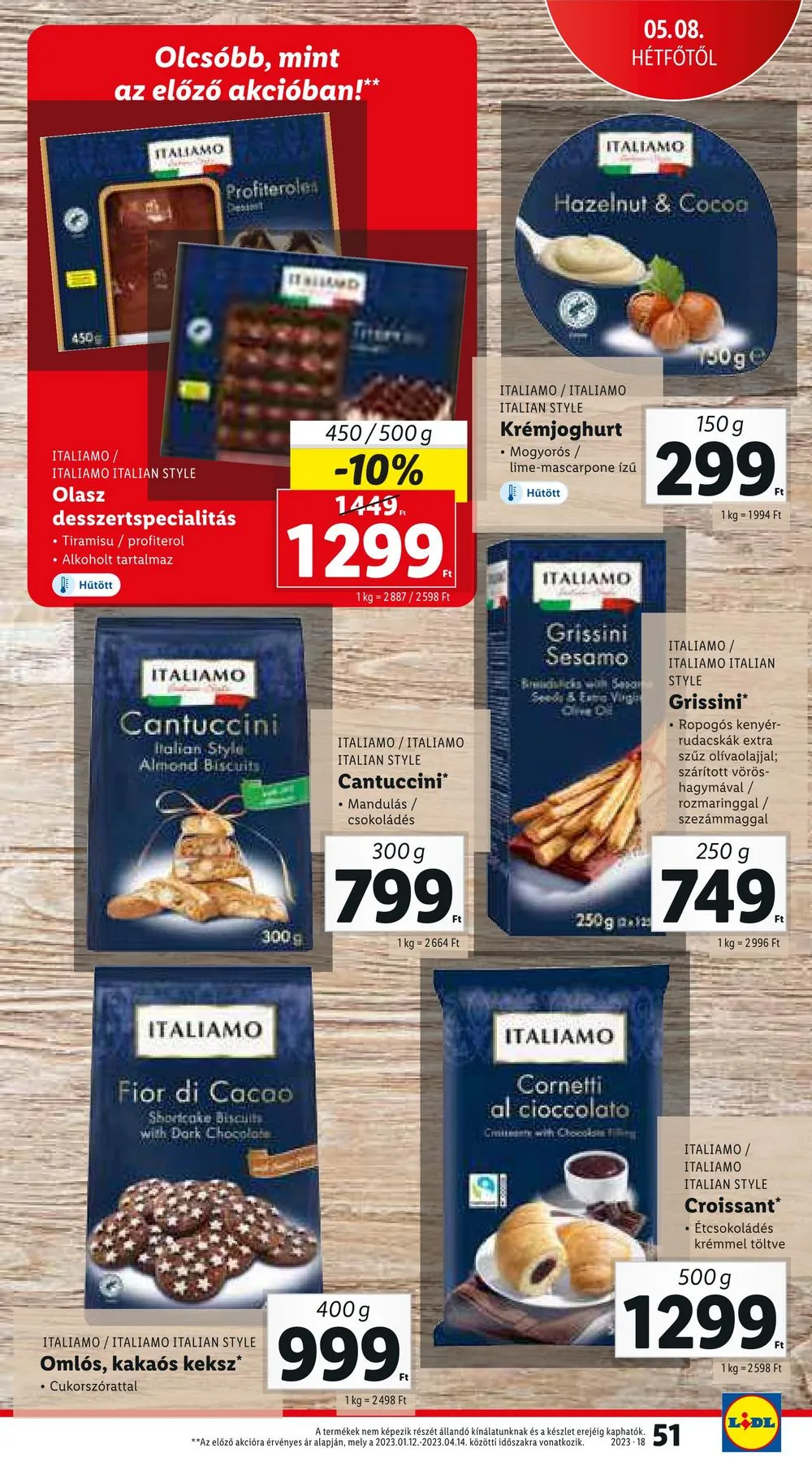 Lidl akciós újság 05.04–05.10 – 51. oldal