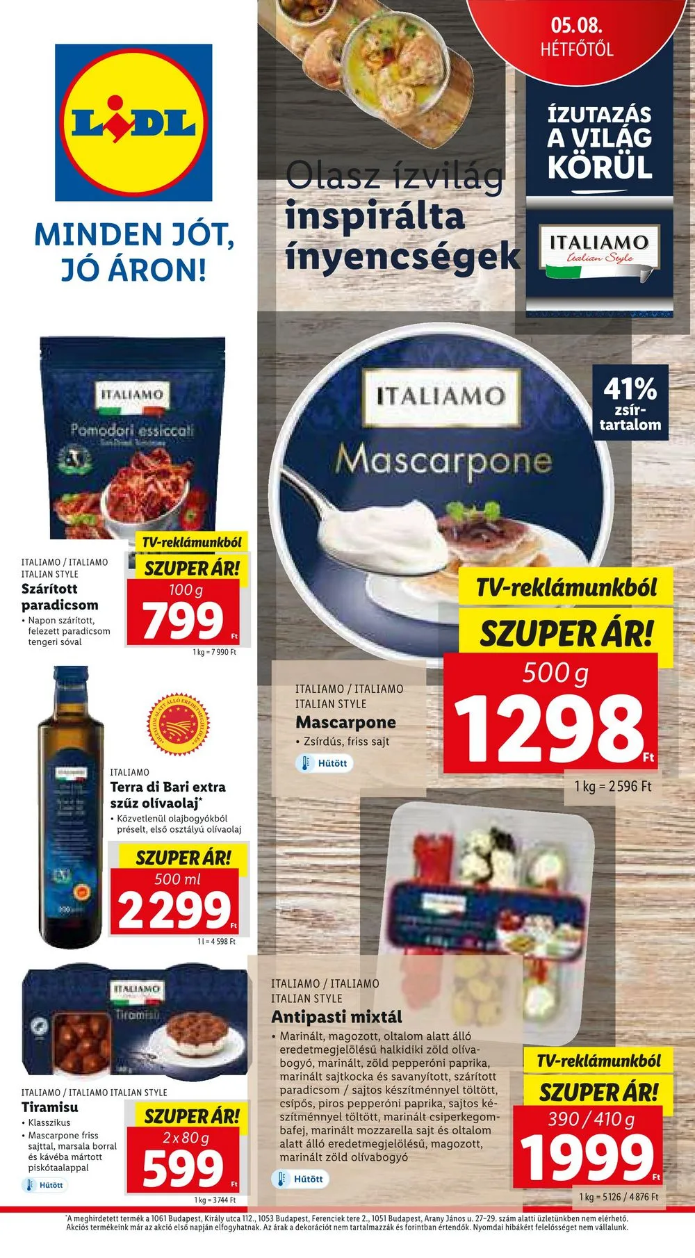Lidl akciós újság 05.04–05.10 – 54. oldal