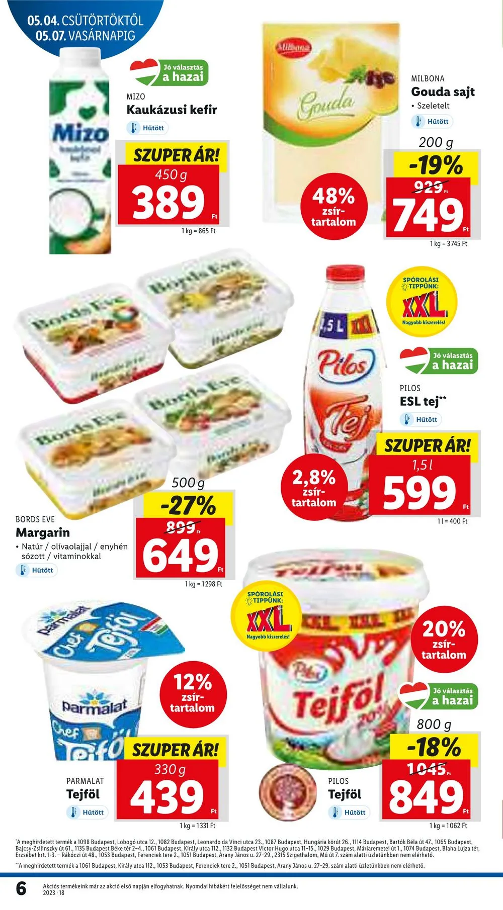 Lidl akciós újság 05.04–05.10 – 6. oldal