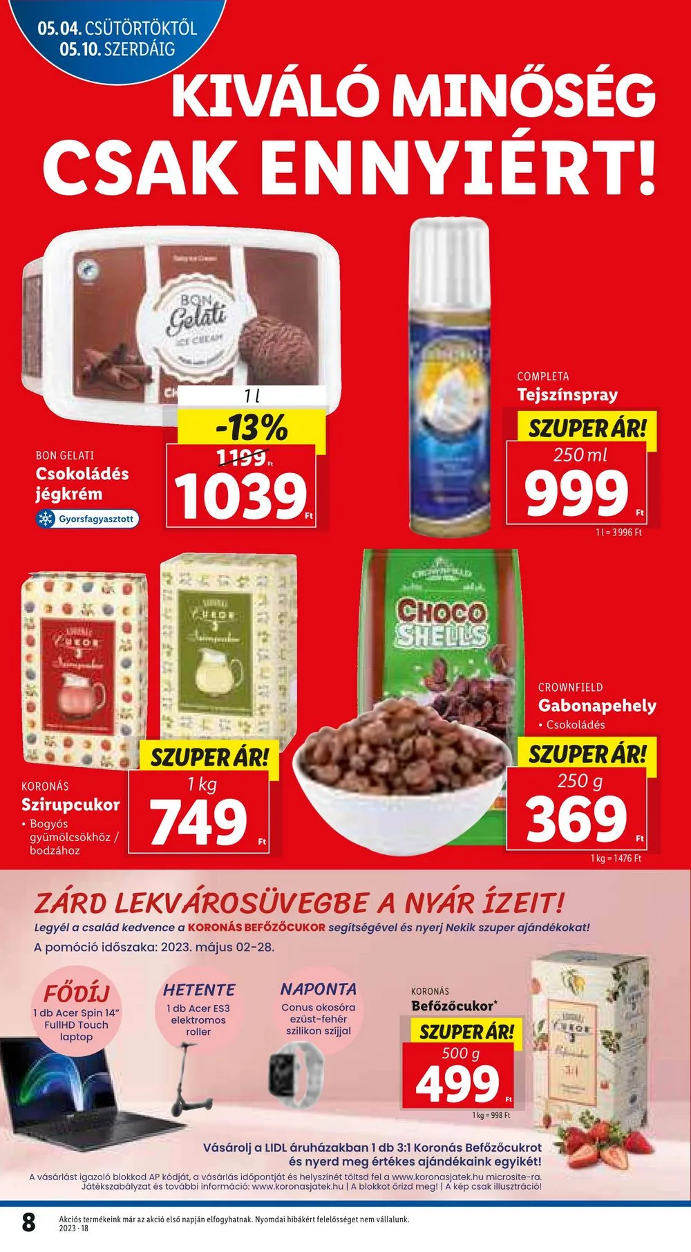 Lidl akciós újság 05.04–05.10 – 8. oldal