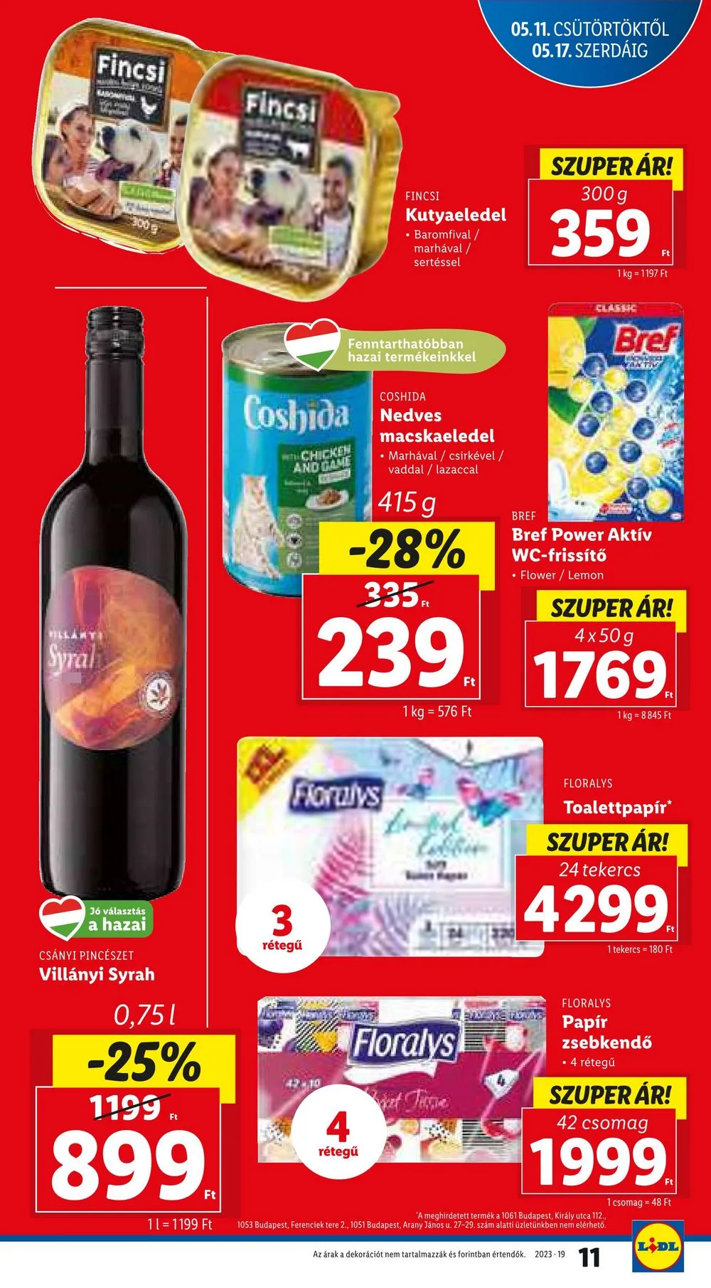 Lidl akciós újság 05.11–05.17 – 11. oldal