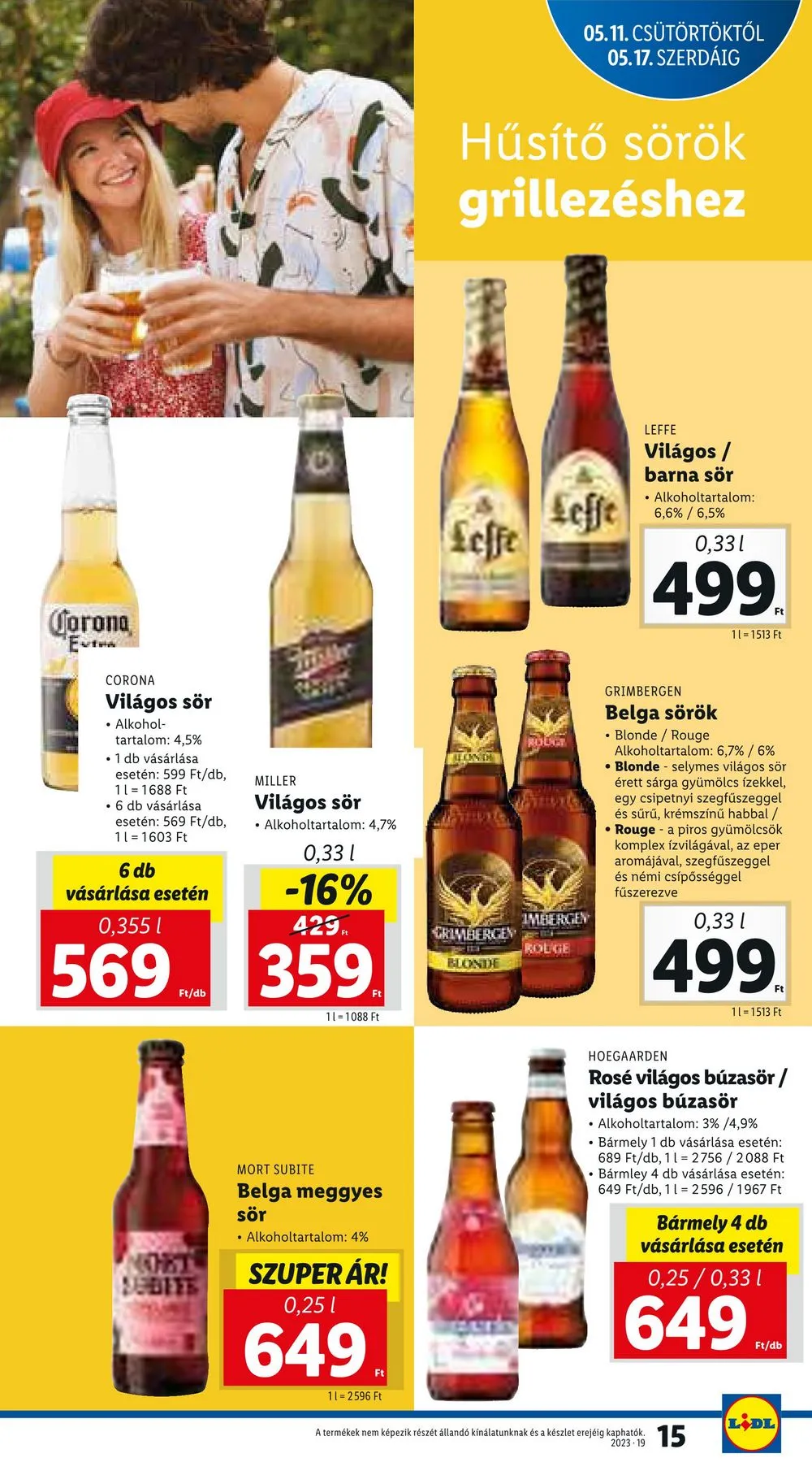 Lidl akciós újság 05.11–05.17 – 15. oldal