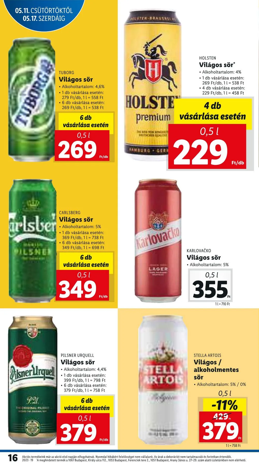 Lidl akciós újság 05.11–05.17 – 16. oldal