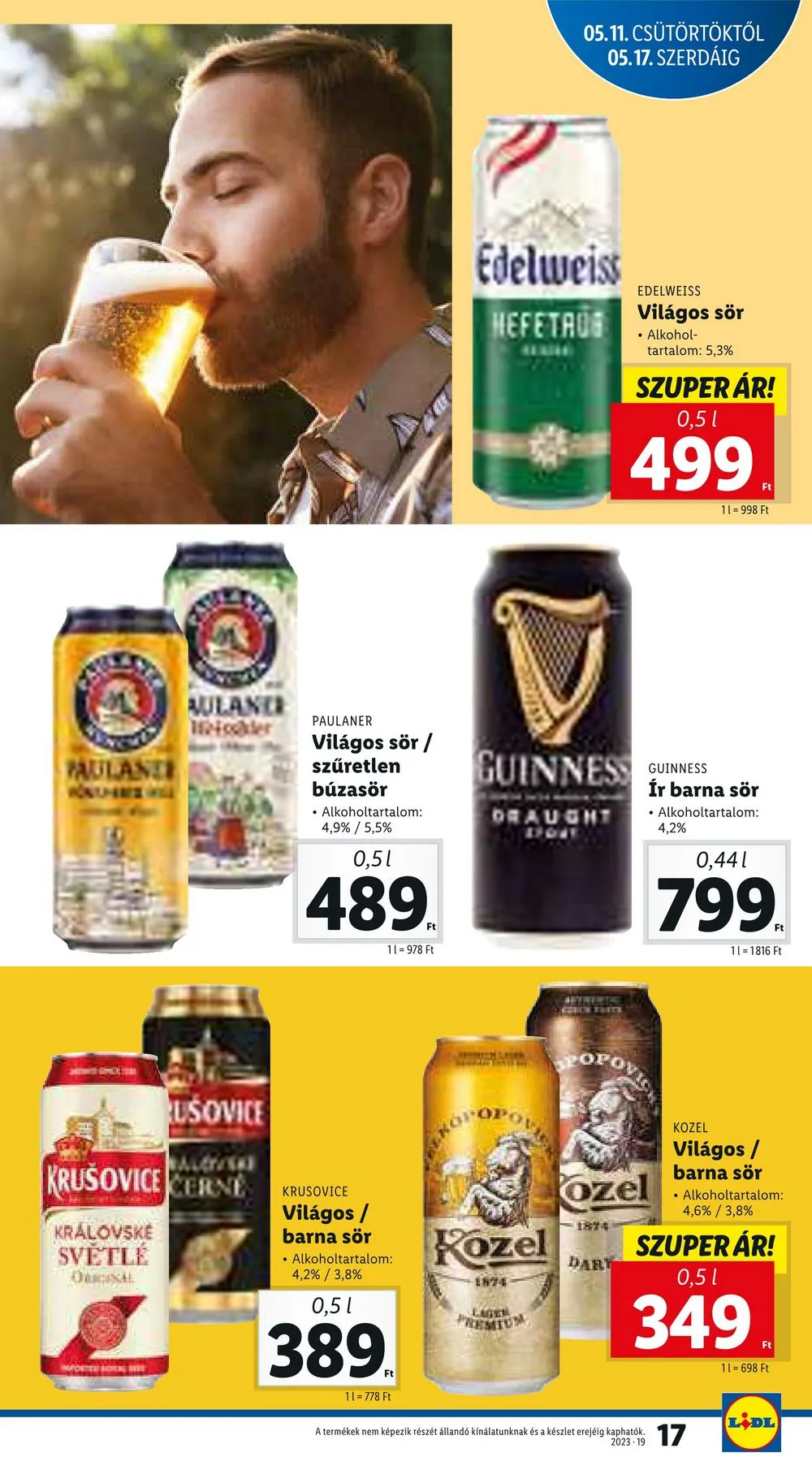 Lidl akciós újság 05.11–05.17 – 17. oldal