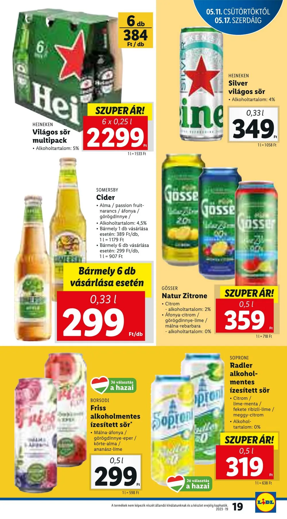 Lidl akciós újság 05.11–05.17 – 19. oldal