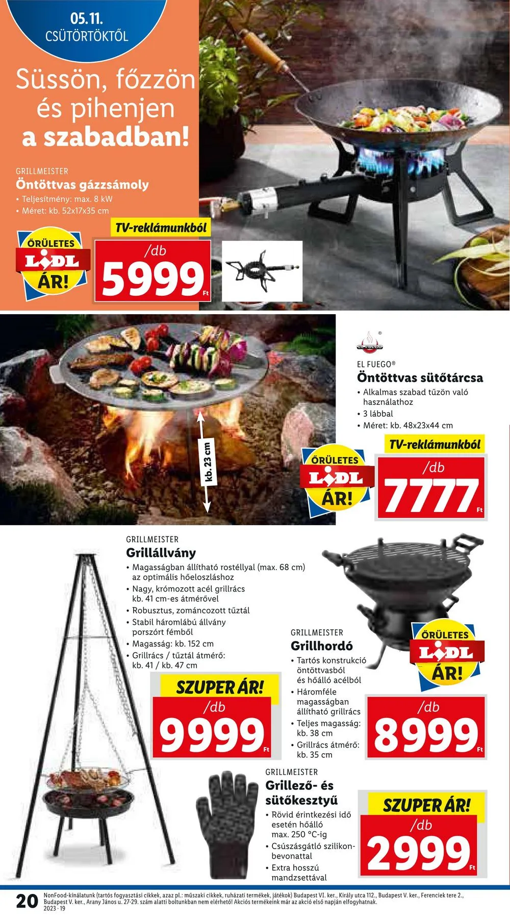 Lidl akciós újság 05.11–05.17 – 20. oldal