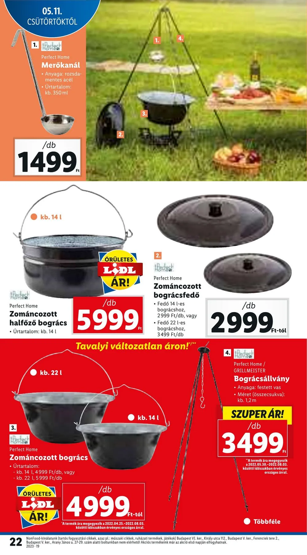 Lidl akciós újság 05.11–05.17 – 22. oldal