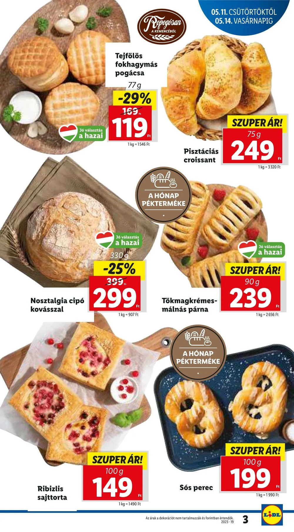 Lidl akciós újság 05.11–05.17 – 3. oldal