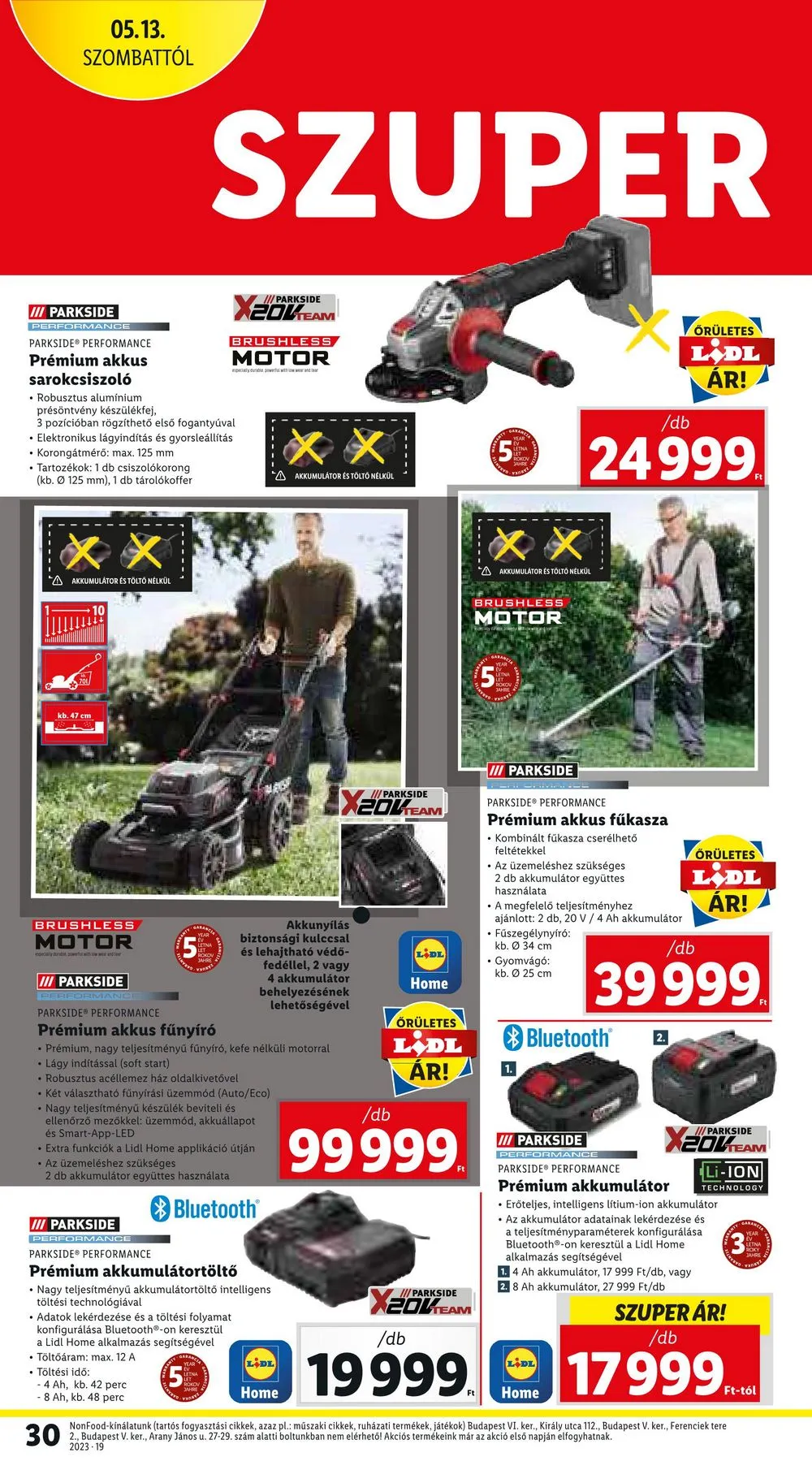 Lidl akciós újság 05.11–05.17 – 30. oldal