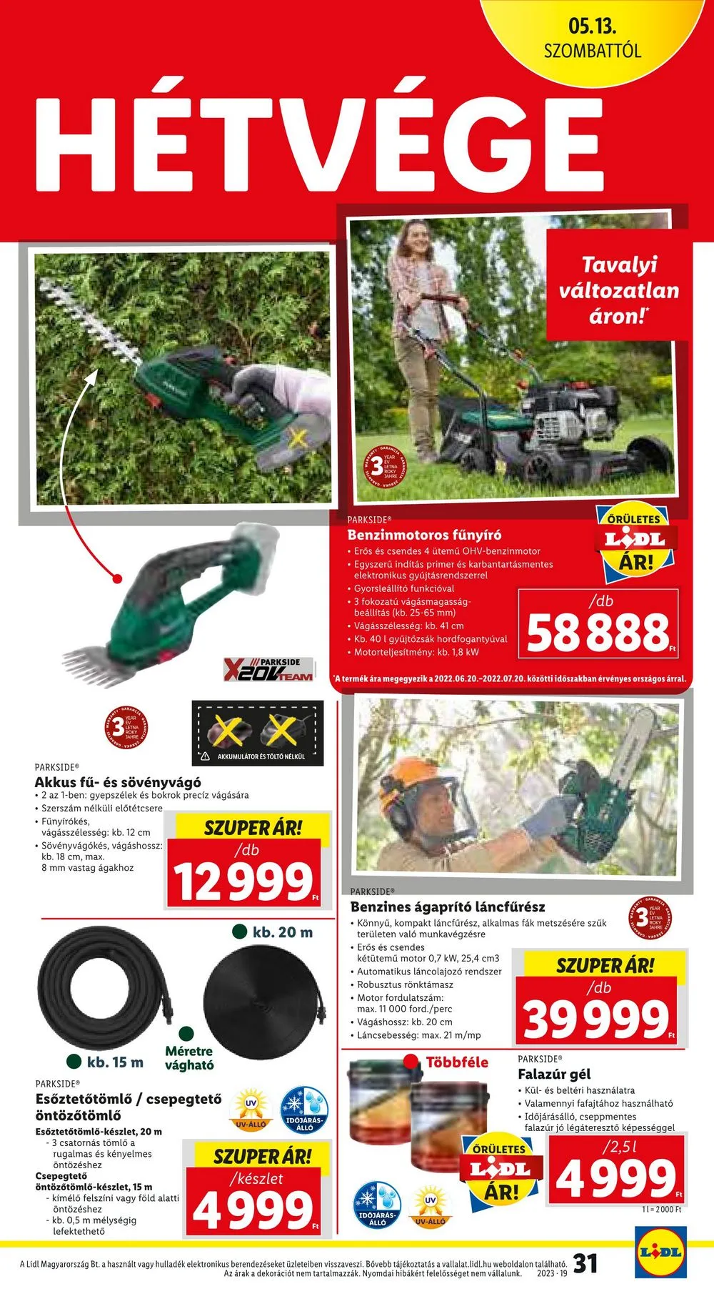 Lidl akciós újság 05.11–05.17 – 31. oldal