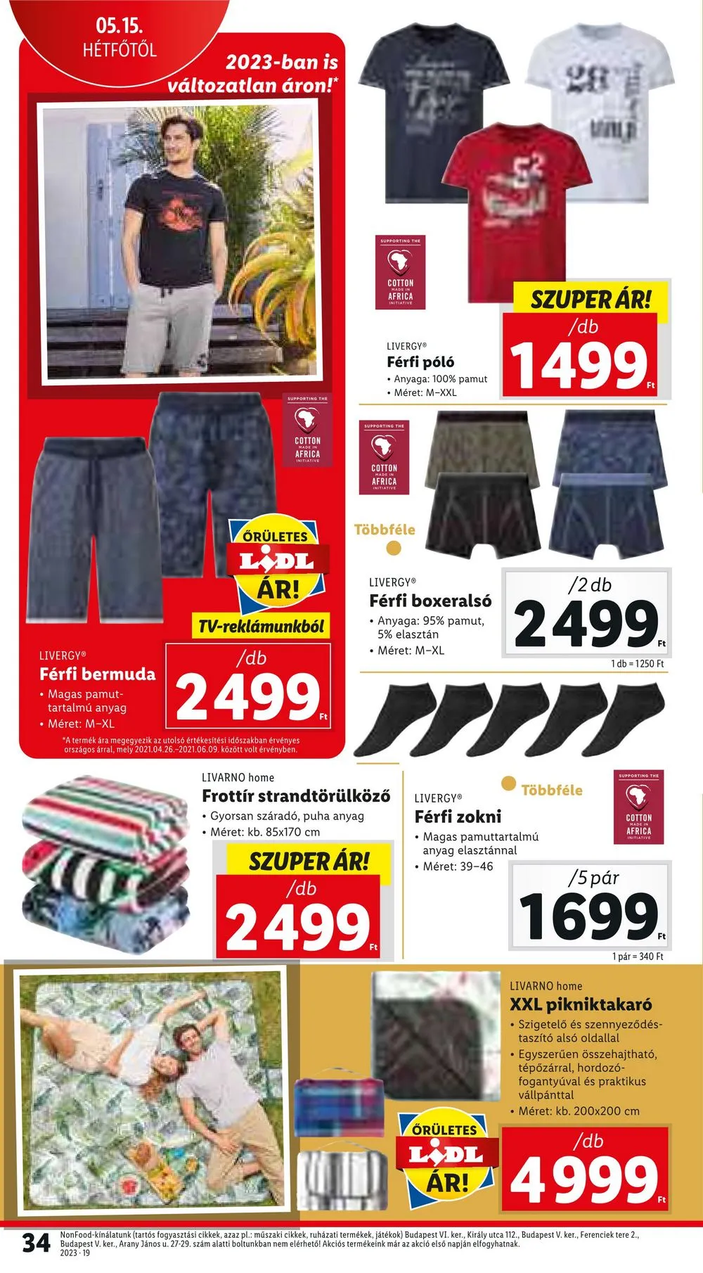 Lidl akciós újság 05.11–05.17 – 34. oldal