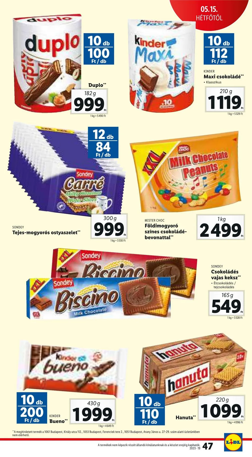 Lidl akciós újság 05.11–05.17 – 47. oldal