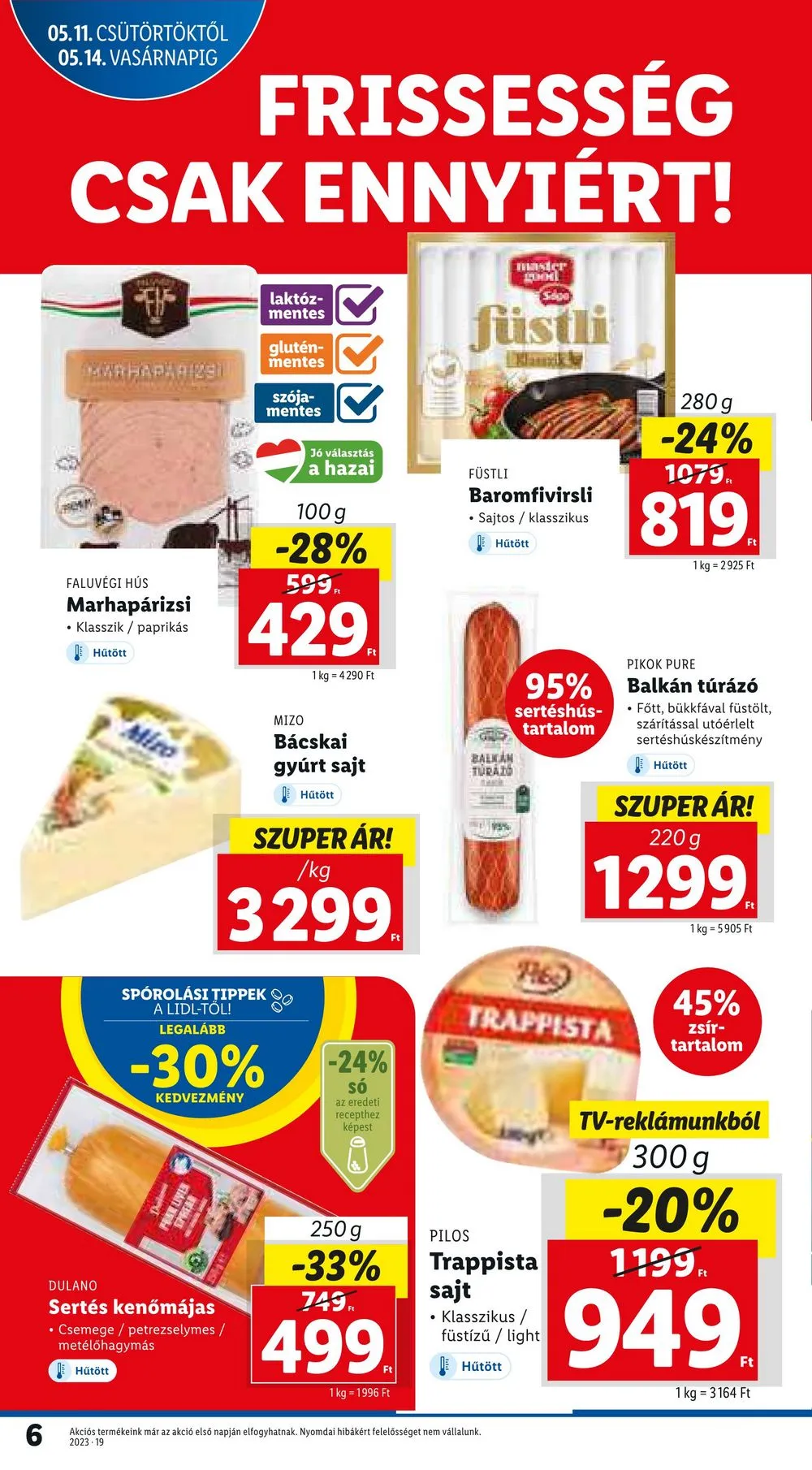 Lidl akciós újság 05.11–05.17 – 6. oldal