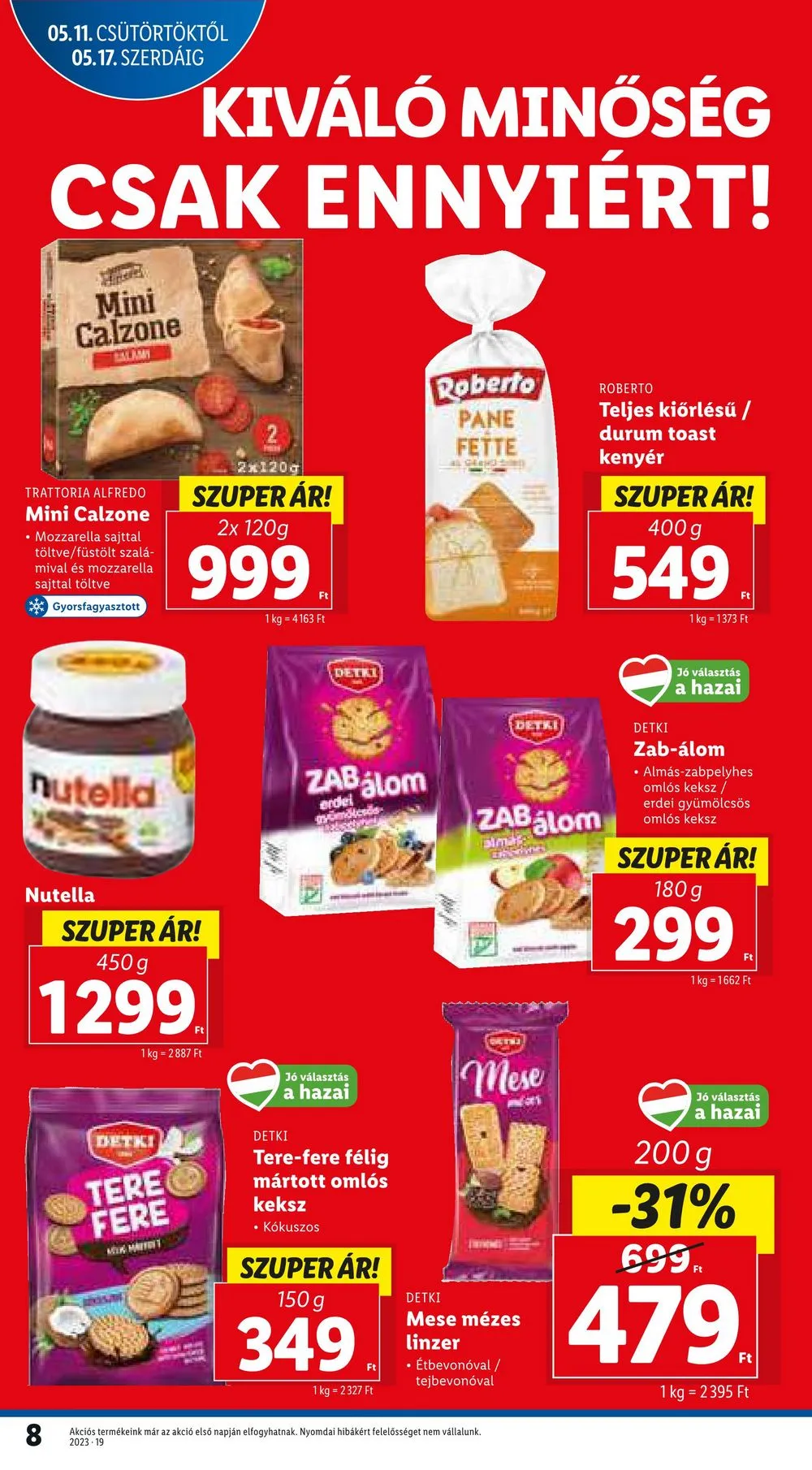 Lidl akciós újság 05.11–05.17 – 8. oldal