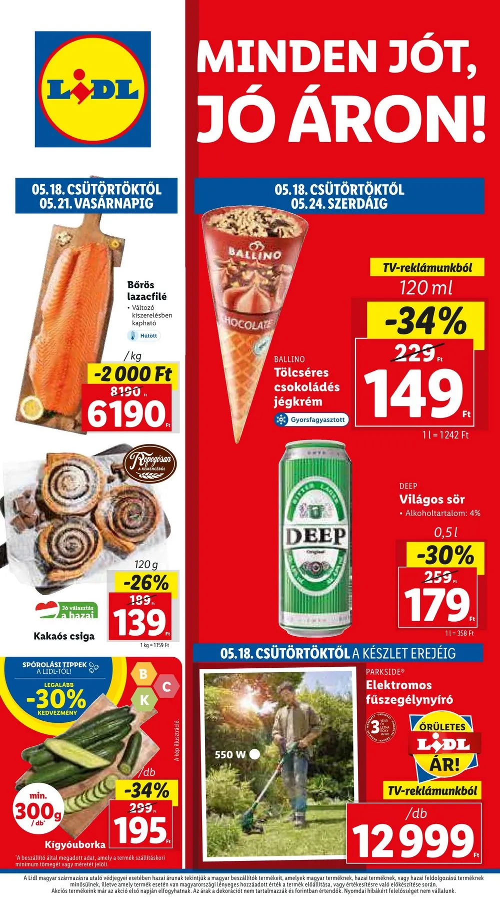 Lidl akciós újság 05.18–05.24