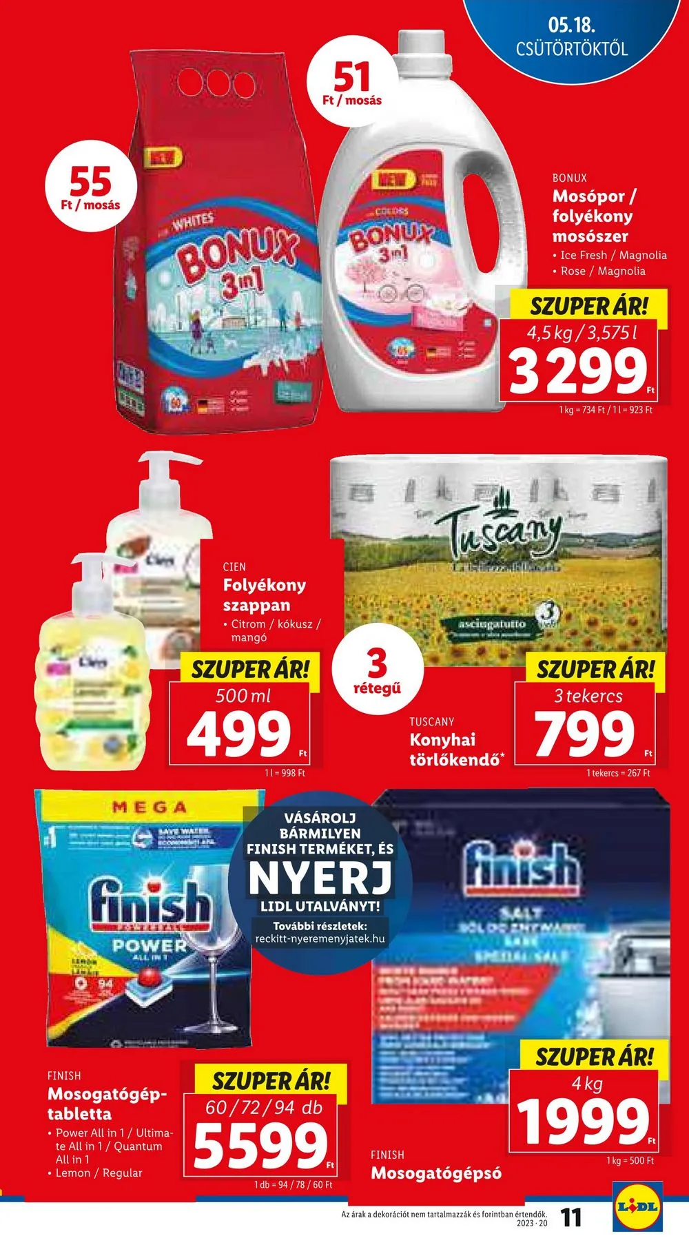 Lidl akciós újság 05.18–05.24 – 11. oldal