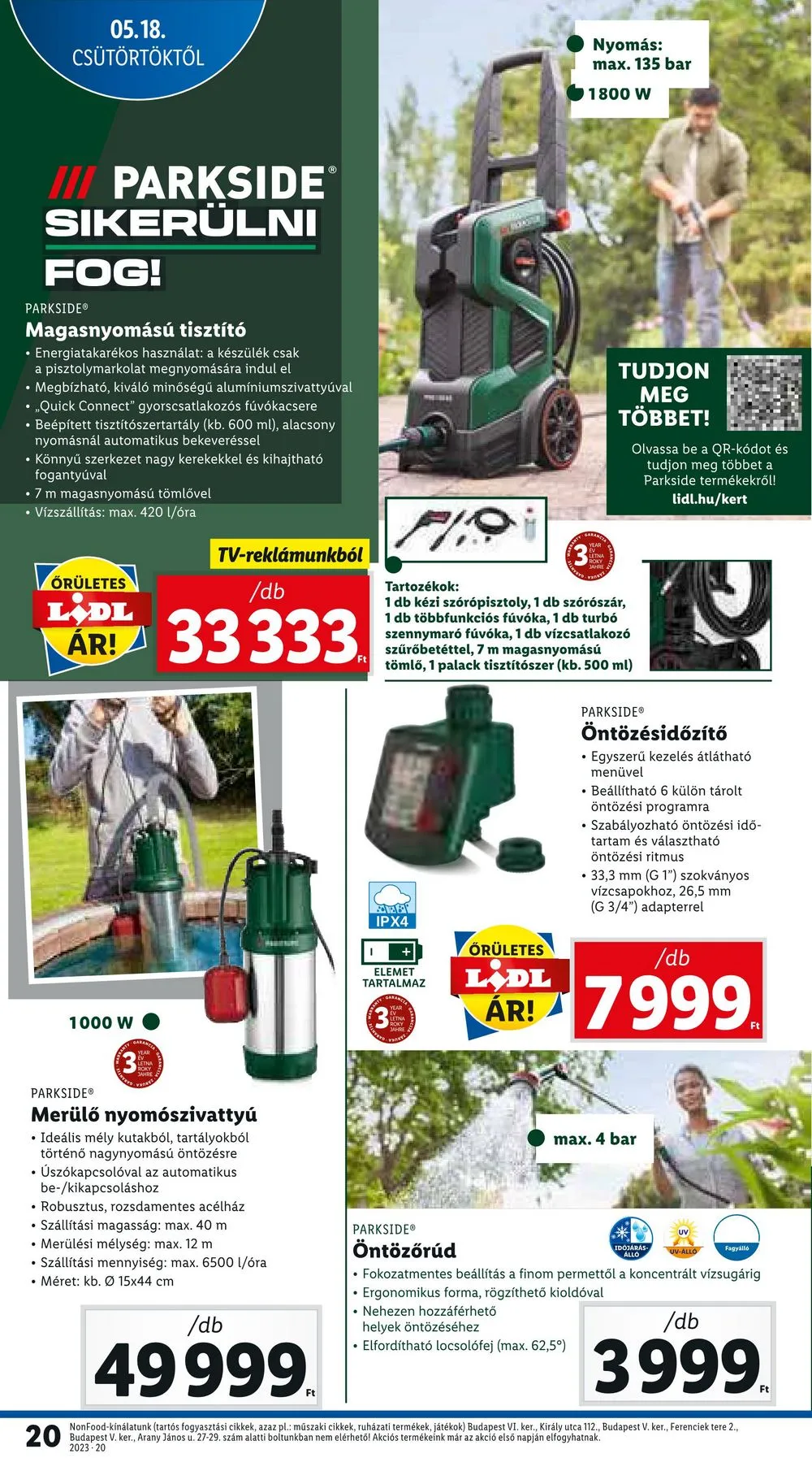 Lidl akciós újság 05.18–05.24 – 20. oldal