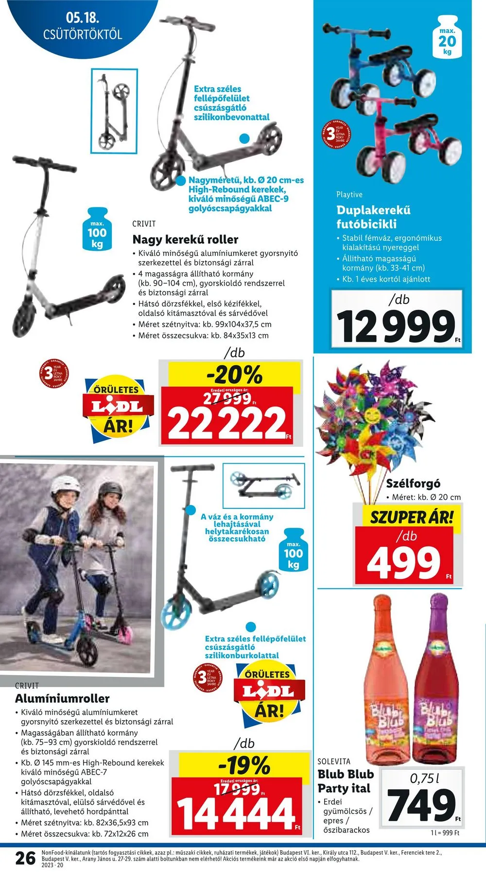 Lidl akciós újság 05.18–05.24 – 26. oldal