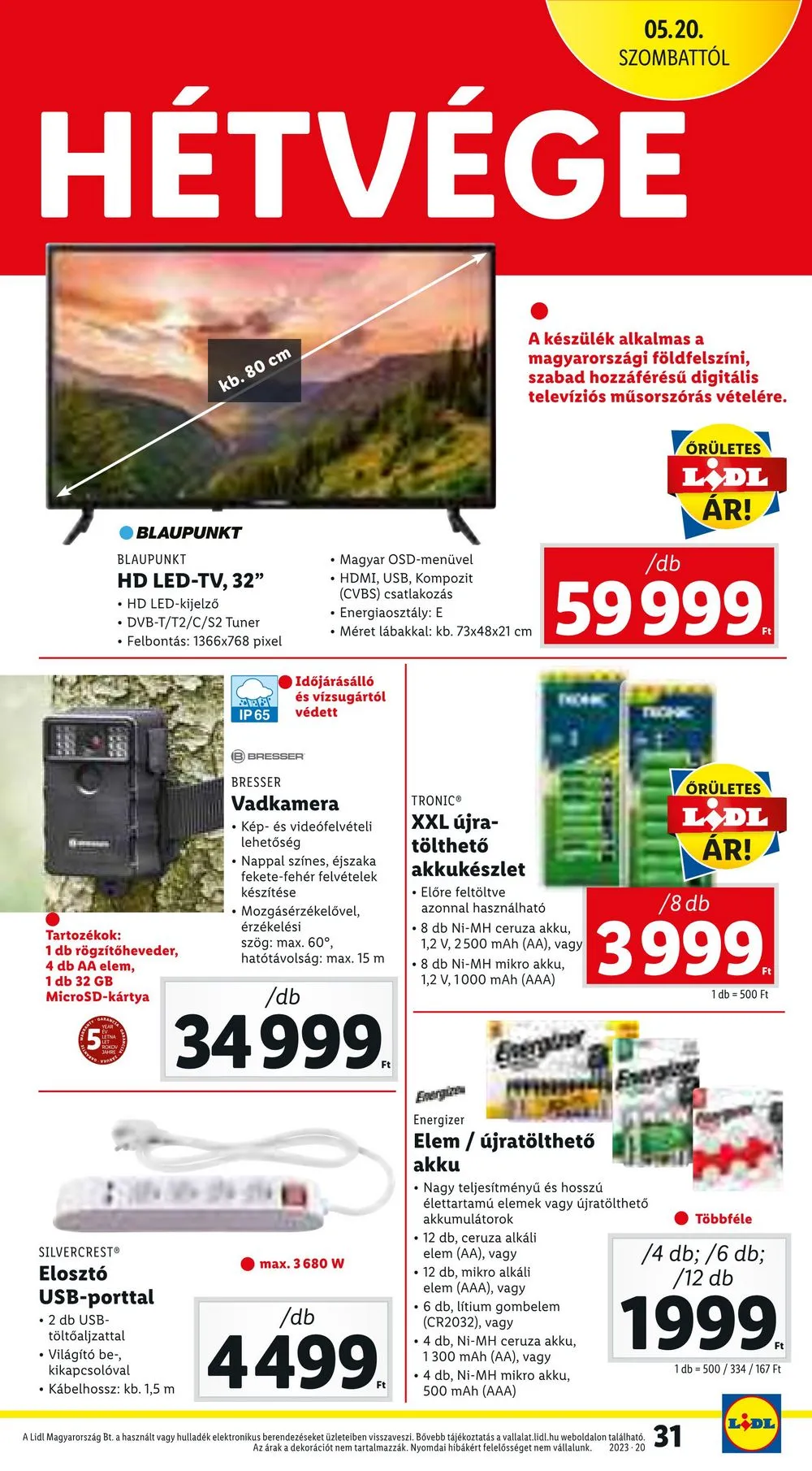 Lidl akciós újság 05.18–05.24 – 31. oldal