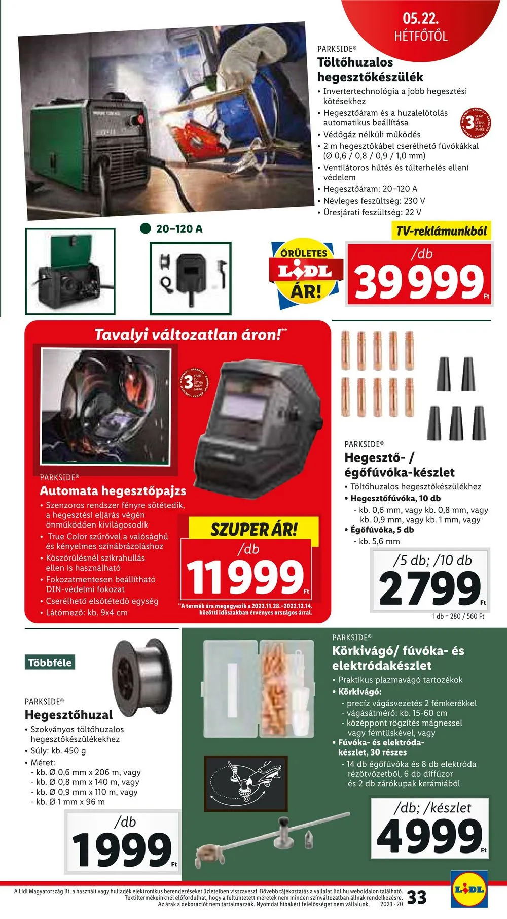 Lidl akciós újság 05.18–05.24 – 33. oldal