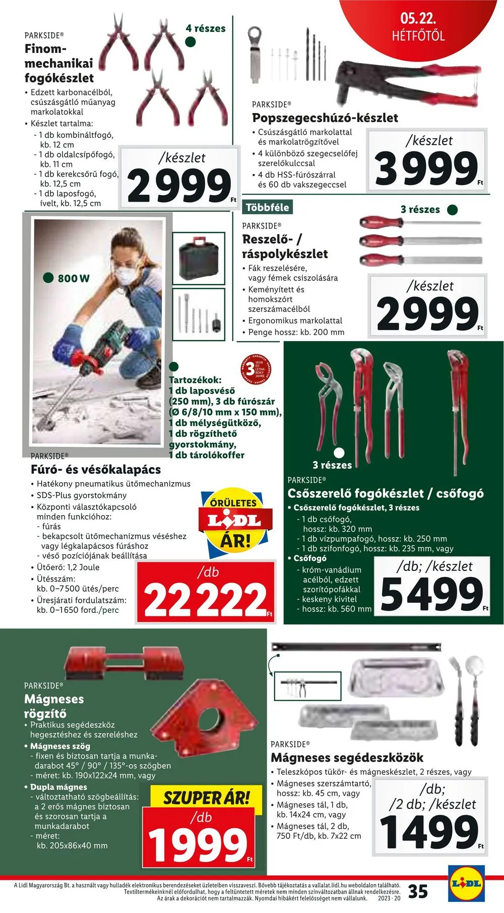 Lidl akciós újság 05.18–05.24 – 35. oldal