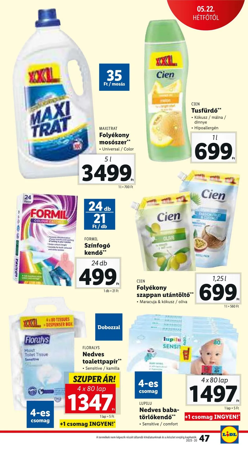 Lidl akciós újság 05.18–05.24 – 47. oldal