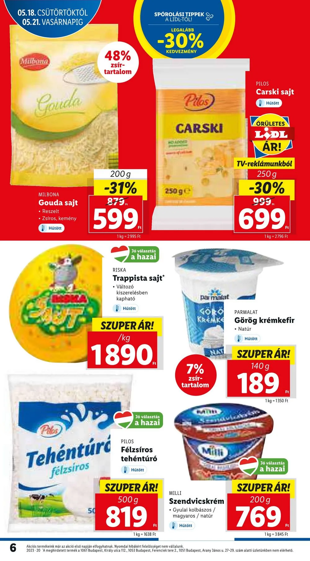 Lidl akciós újság 05.18–05.24 – 6. oldal