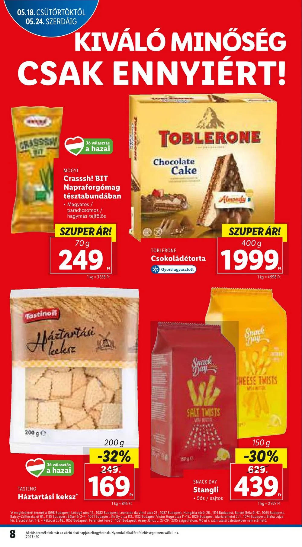 Lidl akciós újság 05.18–05.24 – 8. oldal