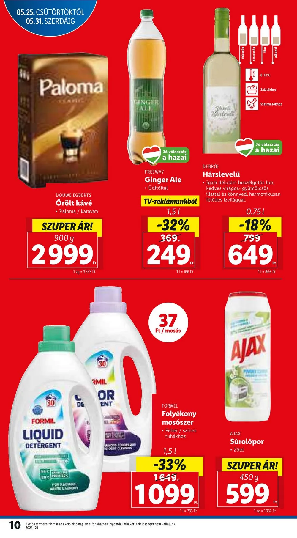 Lidl akciós újság 05.25–05.31 – 10. oldal
