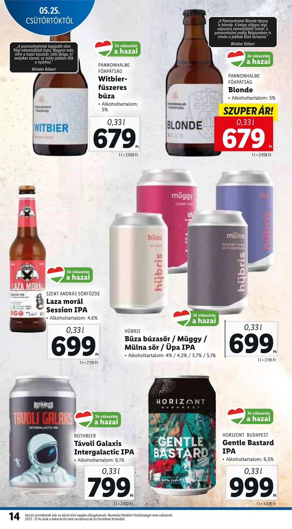 Lidl akciós újság 05.25–05.31 – 14. oldal