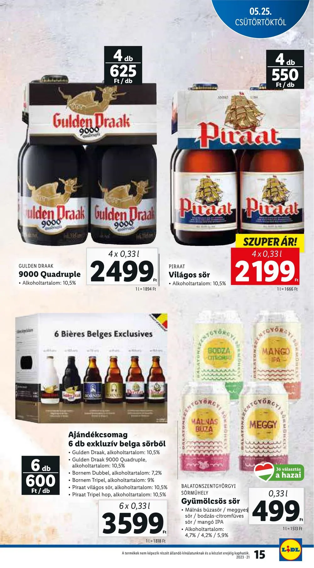 Lidl akciós újság 05.25–05.31 – 15. oldal