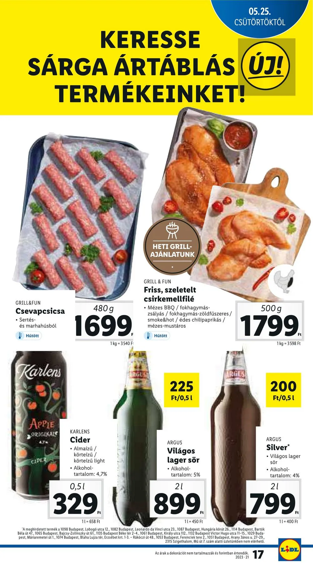 Lidl akciós újság 05.25–05.31 – 17. oldal