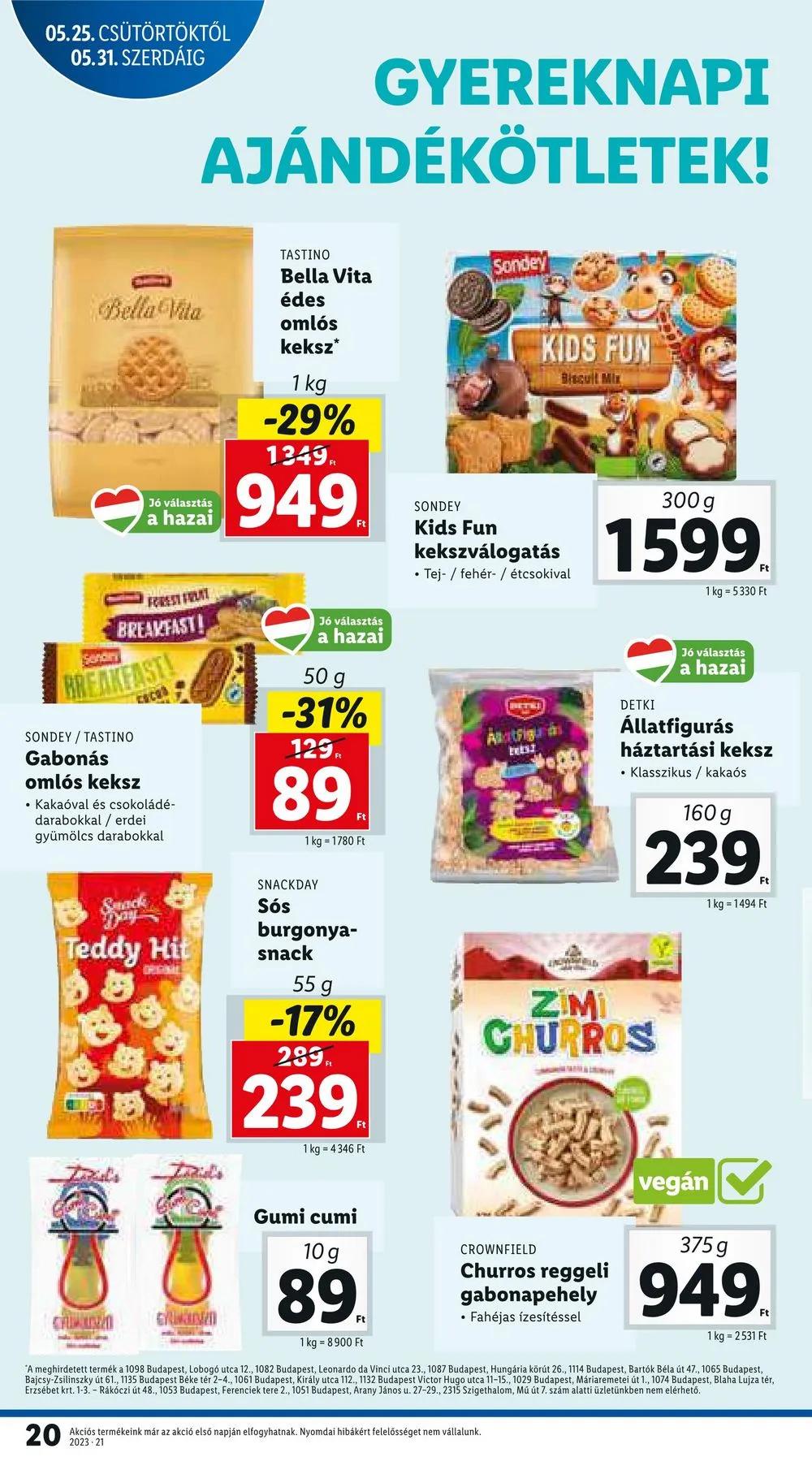 Lidl akciós újság 05.25–05.31 – 20. oldal