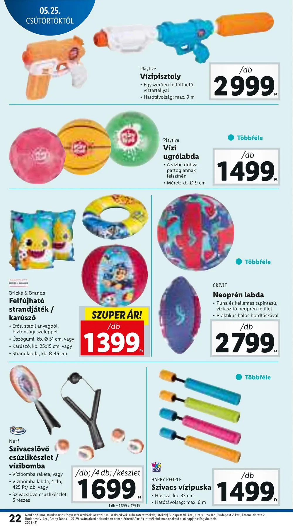Lidl akciós újság 05.25–05.31 – 22. oldal